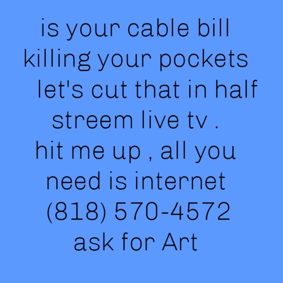 Streaming tv services - Picture 1 of 1